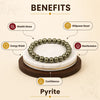 Natural Pyrite Bracelet 8mm | Wealth & Confidence | Amodr